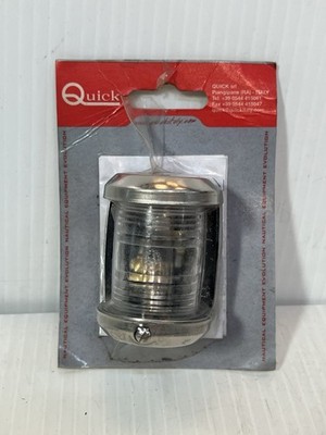 Marine Navigationslicht Quick LT105XVB Evolution Serie IP67 Edelstahl NOS