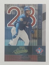2002 Absolute Memorabilia #147 Jose Cruz Jr. ~ Toronto Blue Jays