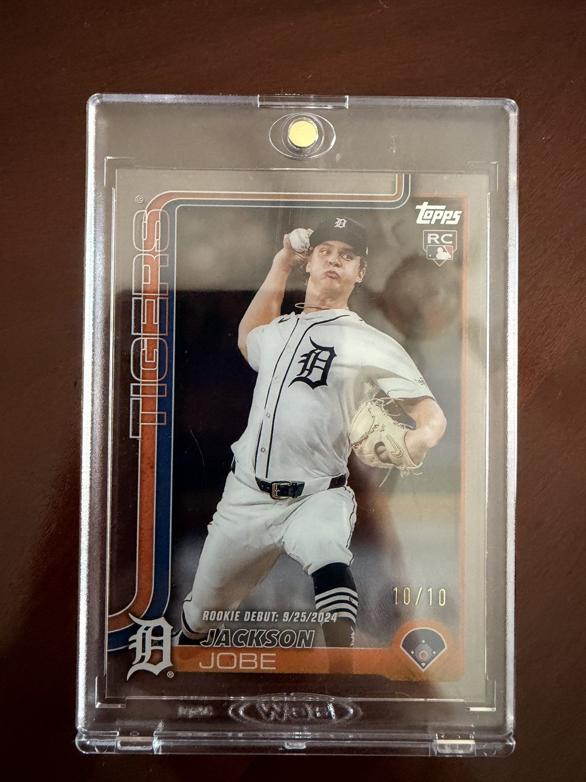 Jackson Jobe Acetate Rookie Debut #/10- 2025 Topps Update RC Clear SSP Bookend!