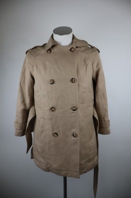 MASSIMO DUTTI TRENCHCOAT HERRENJACKE XS MAN JACKET CASUAL VINTAGE BAUMWOLLE