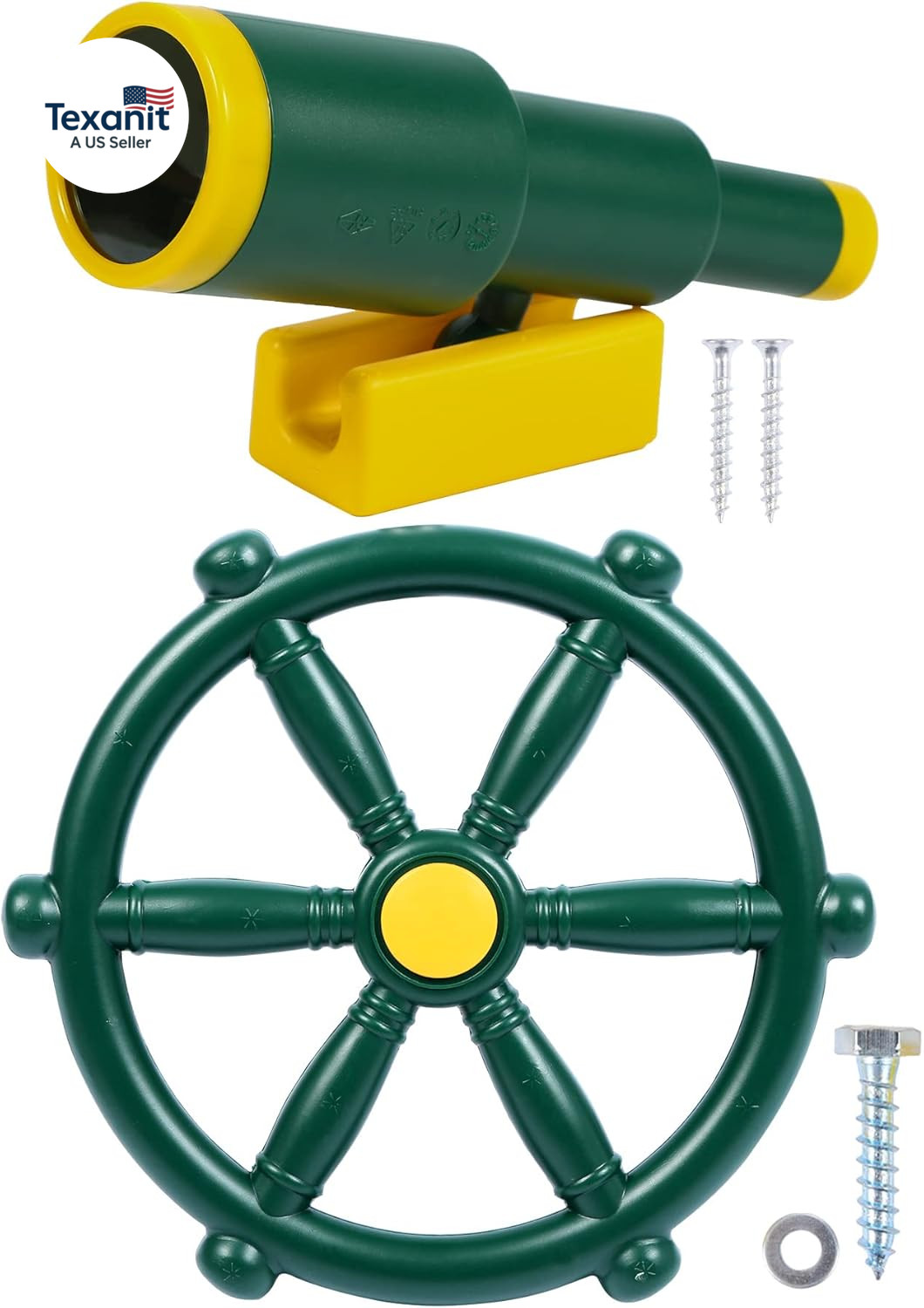 Attachments With Pirate Ship Wheel And