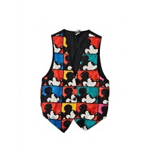 Mickey  Co Honey Fashion Vest S/M Multicolor Vintage Pop Art Made in USA