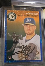 2023 Topps Chrome Platinum Anniversary - Norge Ruiz #101 Blue Mini-Diamond...