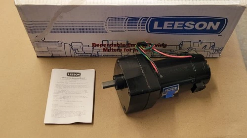 Leeson 985.627H M1125002.00 90VDC Gearmotor 60:1  30 RPM