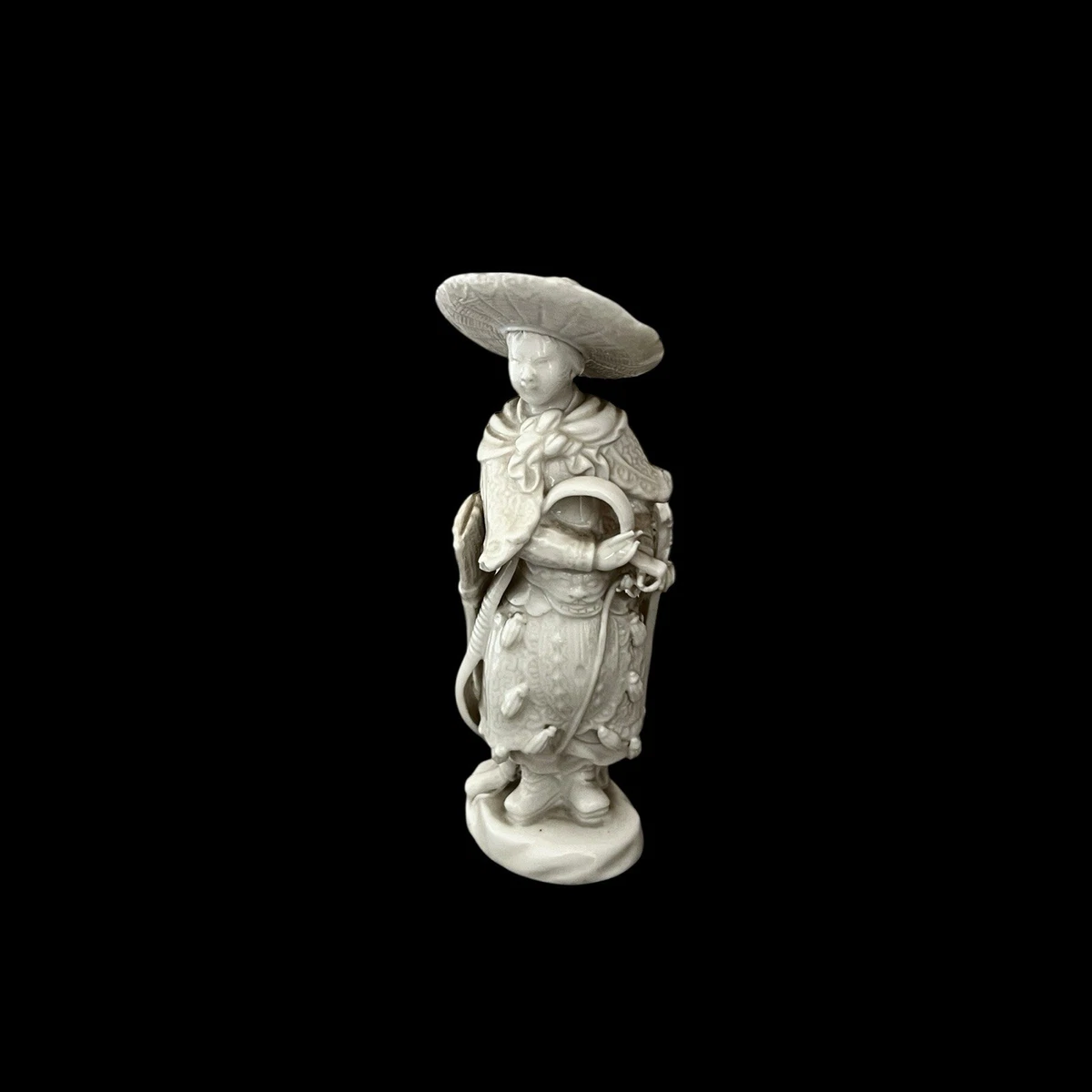 Piédestal ou sellette en céramique émaillée, Asie, fin XIXe