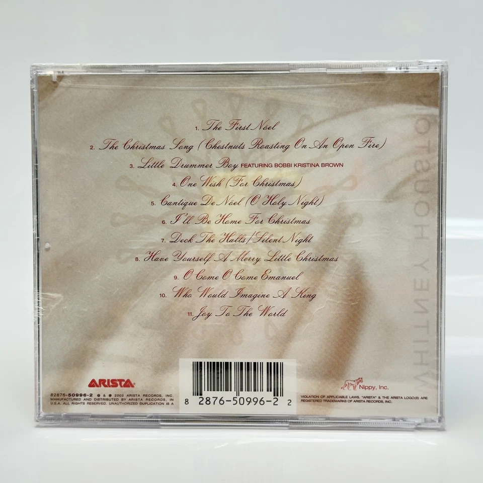 Whitney Houston One Wish Holiday Album Factory Sealed 2003 Arista Nippy Inc - Imagem 3 de 4