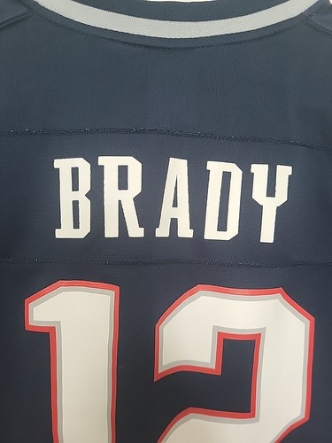 Nike On Field Tom Brady New England Patriots NFL #12 Jersey Youth Large 14-16 - Picture 7 of 7