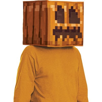 Disguise Jack O'Lantern Block Head Costume Mask 148769 Accessory