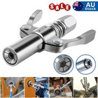 Grease Gun Coupler Double Handle High Pressure Quick Release Lock Oil Nozzles