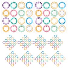 20 Sheets Stickers for Labeling Waterproof Labels Round Self Adhesive