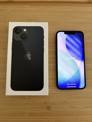 Apple iPhone 13 Mini 128GB ohne Simlock, 71 % Akkukapazität, Mitternacht mit OVP