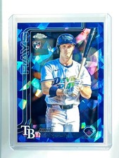 2025 Topps Chrome Update 50 Jake Magnum Blue Refractor Rookie 10 Rc