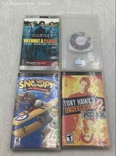Sony PSP Snoopy VS. The Red Baron And More Video Games Lot Of 4