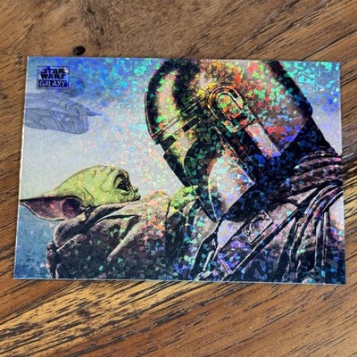 Goodybe for Now 2024 Topps Star Wars Galaxy Chrome MINI DIAMOND Refractor #98