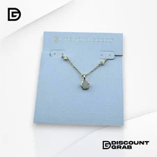 Kendra Scott Nola Pendant Necklace in Iridescent Drusy – Gold Short Pendant