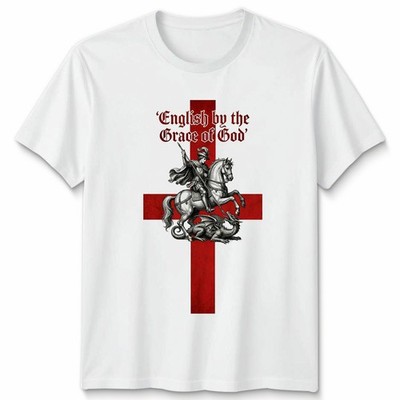 St Georges Day Unisex T-Shirt Englisch By The Grace Of God Knight England