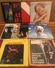 Lot Of 10 Classic Rock Vinyl LPS Beatles STONES Van Halen KISS Scorpions Def Lep