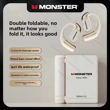 MONSTER Bluetooth Wireless Earphones Noise Cancelling Bio-Fiber Earbuds