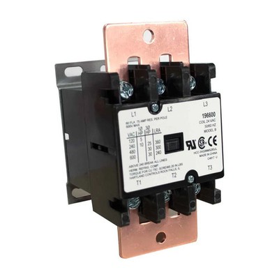 Miller 196600 60 AMP, 24 VAC Coil, DEF PRP Contactor w/ Links