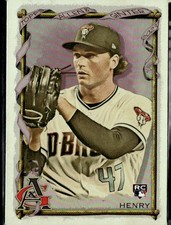 2023 Topps Allen & Ginter #59 Tommy Henry Silver Portrait