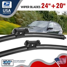 24 20 One Pair Windshield Wiper Blades Bracketless Top Lock Oem Quality Set 24 20 One Pair Windshield Wiper Blades Bracketless Top Lock Oem Quality Set