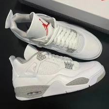 Nike Jordan Air Jordan 4 "White Oreo" Men's Retro Basketball Shoes