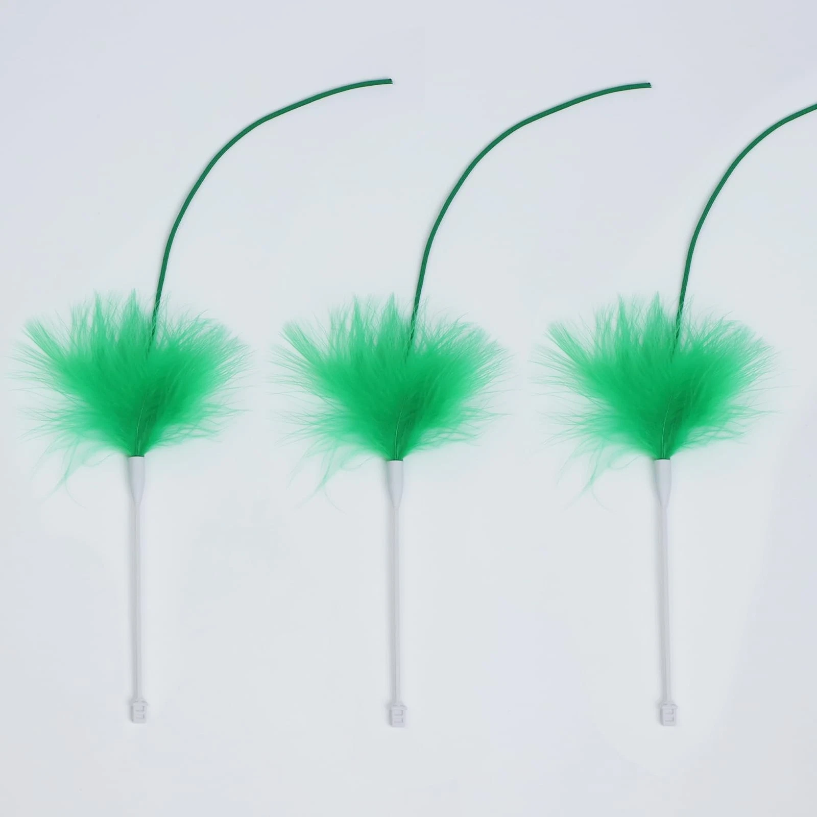 Hide-n-Seek Cat Toy Replacement Feather Wands For P43 Toy 3 PCS Accessories