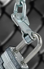 No welding padlock to chain attachment Master Lock, American Lock, Abus Lock