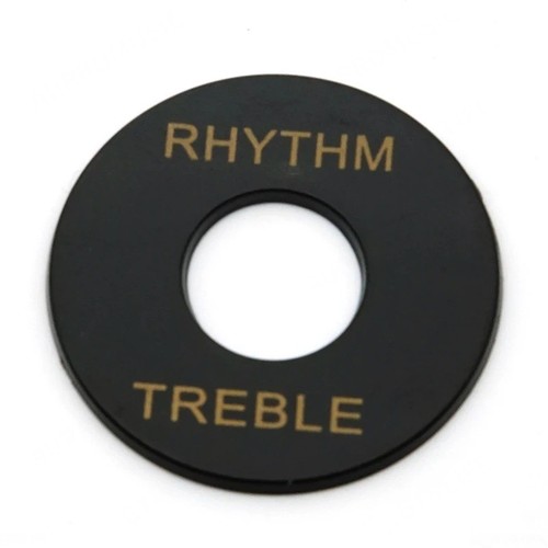 5x schwarz/gold LP Gitarre Kippschalter Unterlegscheibe Rhythmus Höhen Ring für Les Paul - Bild 8 von 37