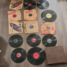 Vintage Vinyl Record Lot w/ Paper Sleeves, Various Artists, 22 Lot Of