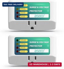 BSEED Single Outlet Surge Protector for Refrigerator, Voltage Protector with Lig