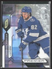 2021-22 UD Premier Gabriel Fortier 130 Base 374/399 RC