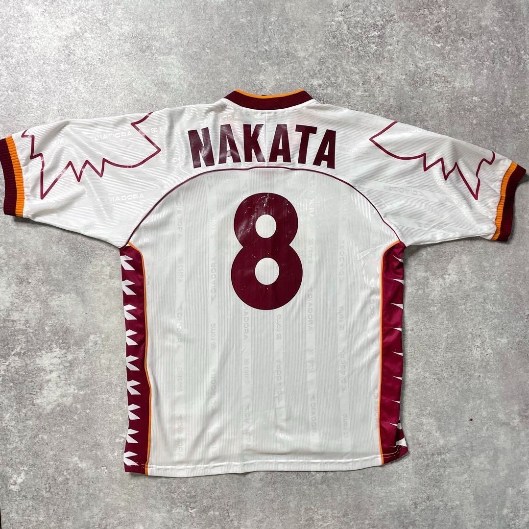 NAKATA 99-00 パルマ ホーム 長袖 ユニフォームS 03パルマHOME長袖 #7 中田英寿 支給用