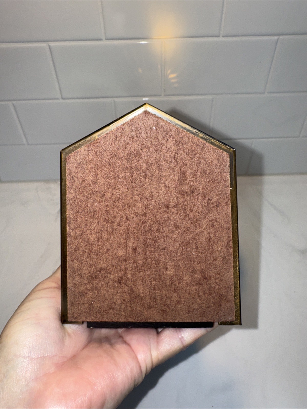 Tell City Brass Reflector Colonial Wall Sconce Candle Holder Art Deco 15"H