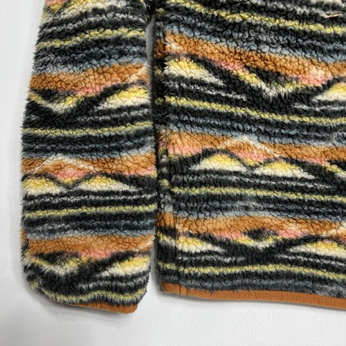 Billabong Small A/Div Switchback Sherpa Pullover Aztec 1/4 Snap Mock Neck Pouch - Picture 9 of 20