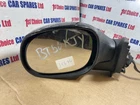 Citroen C3 HATCHBACK 2007 PASSENGER SIDE LEFT BLACK ELECTRIC MIRROR E2011024