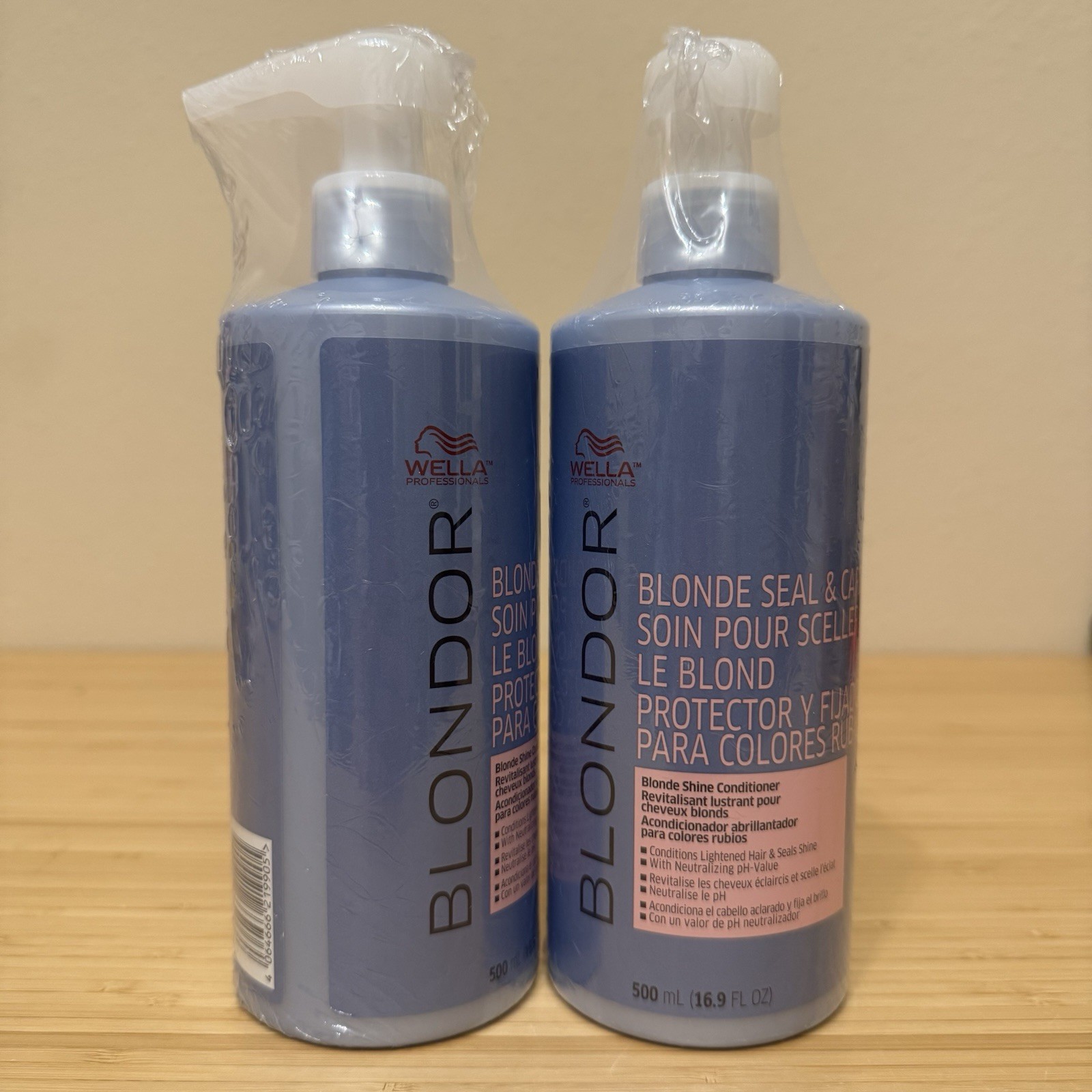 Wella Blondor Blonde Seal & Care 16.9 oz - 2 Bottles
