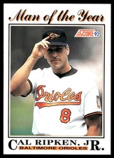 Cal Ripken, Jr. 1992 Score #794 Orioles MLB READ FREE SHIPPING AutographDen