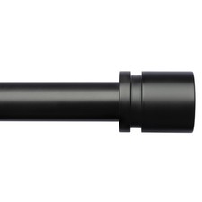 Curtain Rods for Windows 16 to 144 Inches Adjustable Length 1 Inch Diameter W...