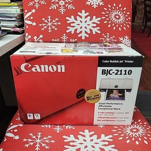 Canon BJC 2110 Imprimante jet d'encre couleur Bubble Jet Standard Complete NEW RE