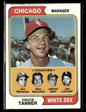 1974 Topps Field Leaders #221 Tanner/Lonnett/Mahoney/Monchak/Sain