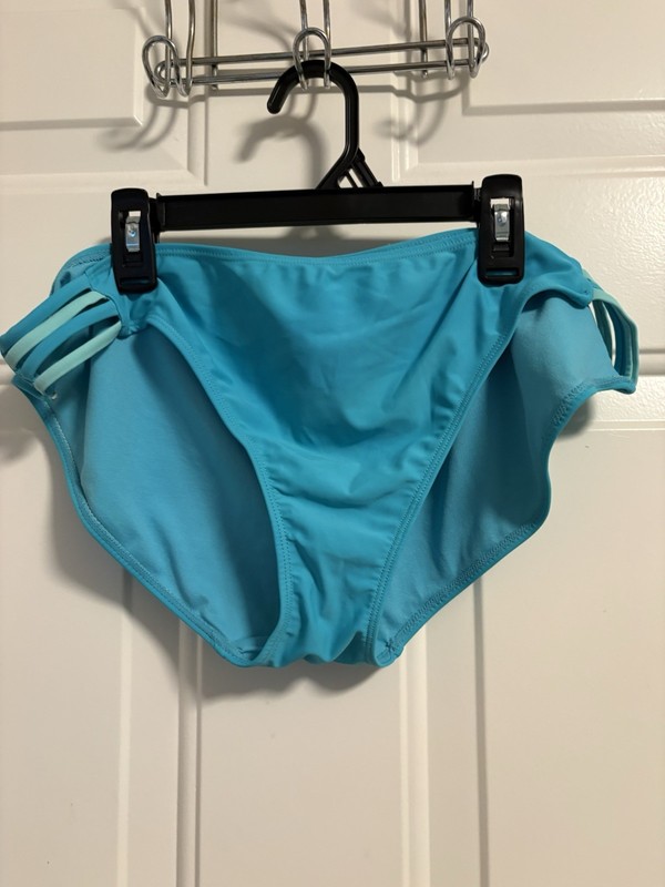 Catalina Girls Swimwear Blue Bikini Swim Bottom XL/XG (15-17) Nylon