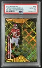 PATRICK MAHOMES II PSA 10 2022 PANINI ILLUSIONS #44 TROPHY YELLOW DIAMOND 34/299