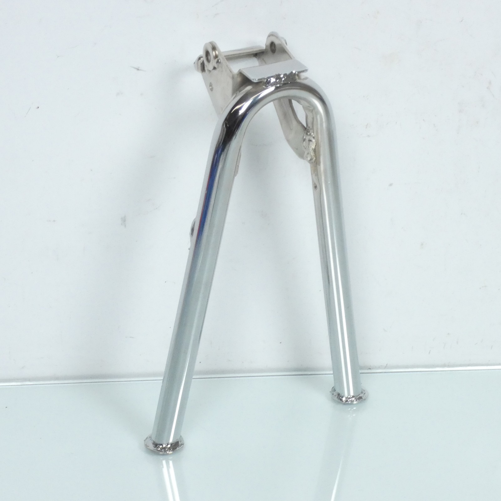 Évitez les chutes : béquille centrale 28.5cm chromée pour Peugeot 103