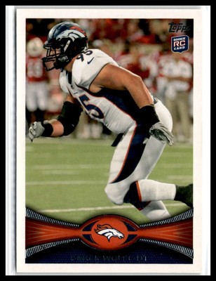 Derek Wolfe 2012 Topps #419 RC Rookie Denver Broncos