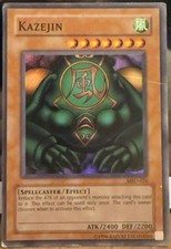 Kazejin - MRD-026 - Super Rare - VINTAGE Yugioh TCG Card