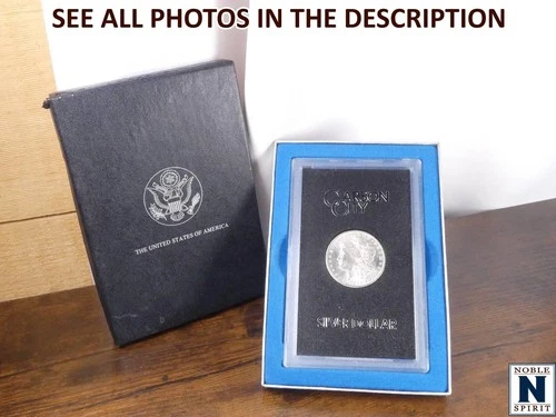 NobleSpirit Popular 1882 CC Morgan Silver Dollar GSA Holder Very Choice BU