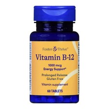 Vitamin B-12 Prolonged Release 60 Tabs 1000 Mcg