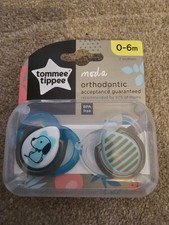 Tommee Tippee 0-6 Months Dummy Set Dog Animals Design Orthodontist New Moda