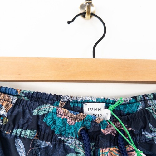 John Lewis Swimshorts Size S NEW Navy Floral Hawaiian Holiday Elasticated Waist - Picture 3 of 15